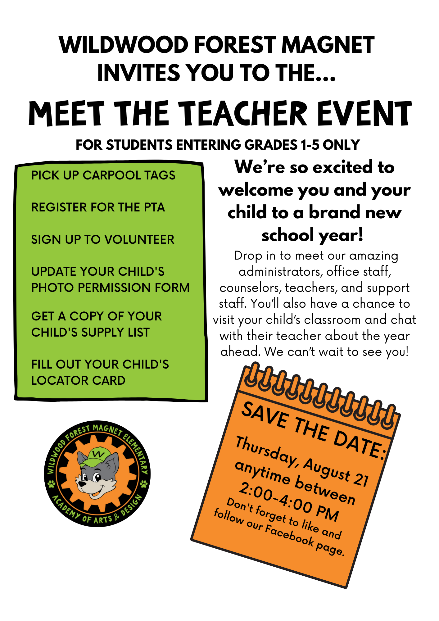  Meet the Teacher Event